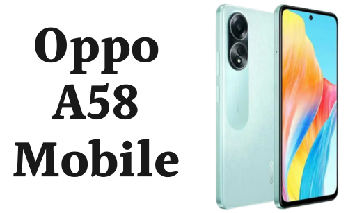 Oppo A58 Price in Pakistan 2024